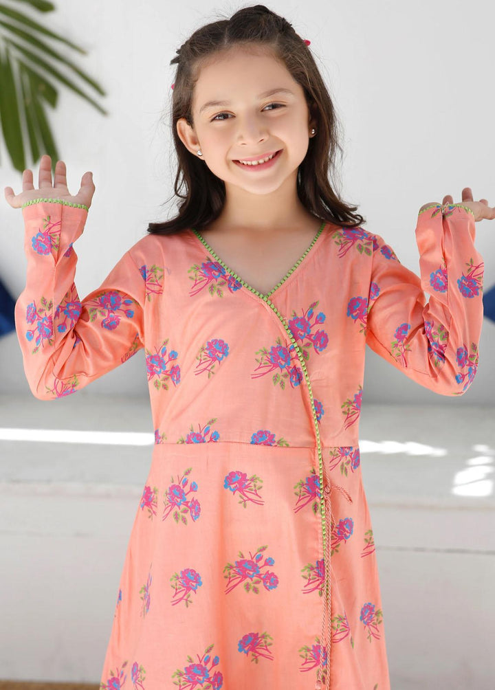 Modest Cotton Embroidered 2 Piece Suit for Girls -  MS23M Alfia