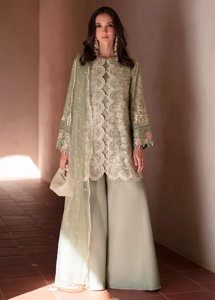 Mehak Yaqoob Pret Embroidered Poly Cotton 4 Piece Suit Eva