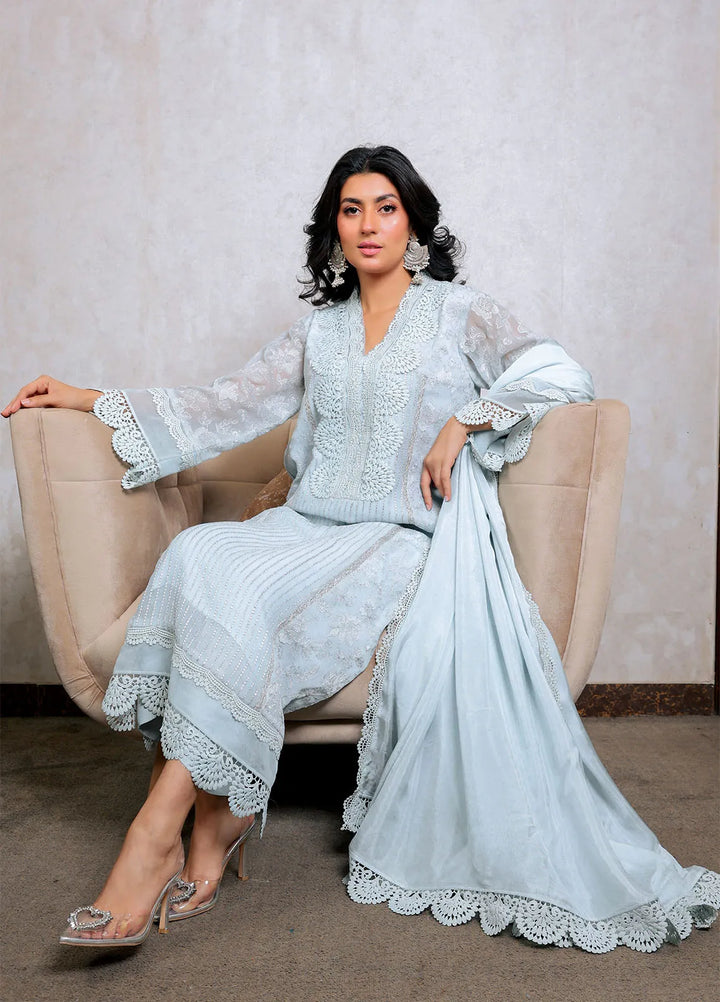 Mehav by Dhara Couture Pret Chiffon 3 Piece Suit Chandni