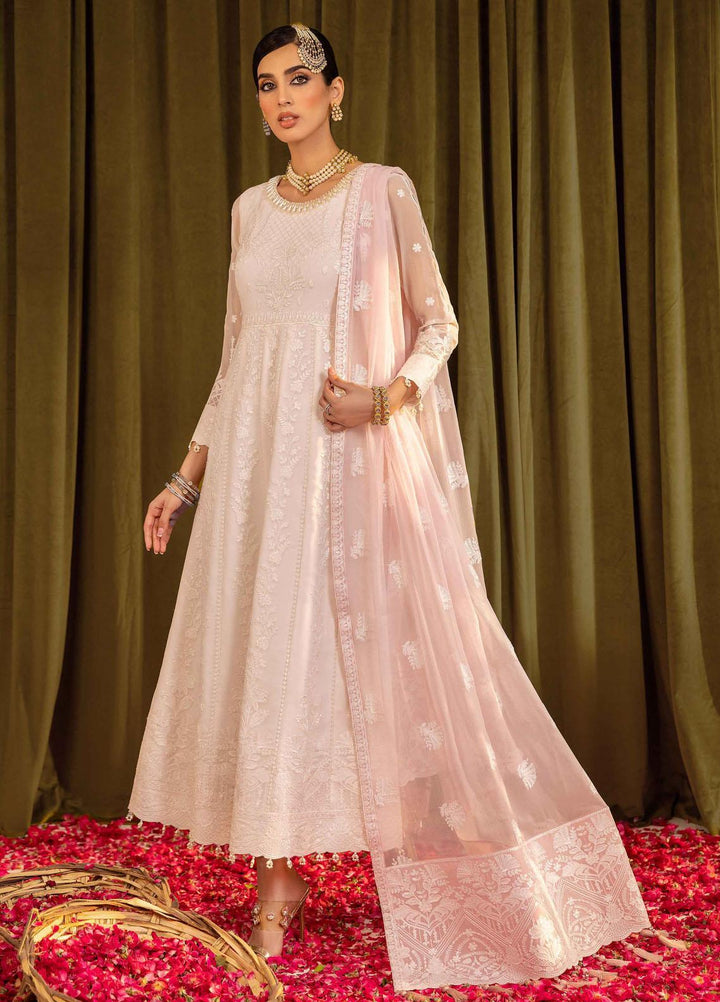 Mehfil-e-Uroos By Alizeh Fashion Embroidered Chiffon Suits Unstitched 3 Piece AFB23MU D-02 Aynur - Festive Collection