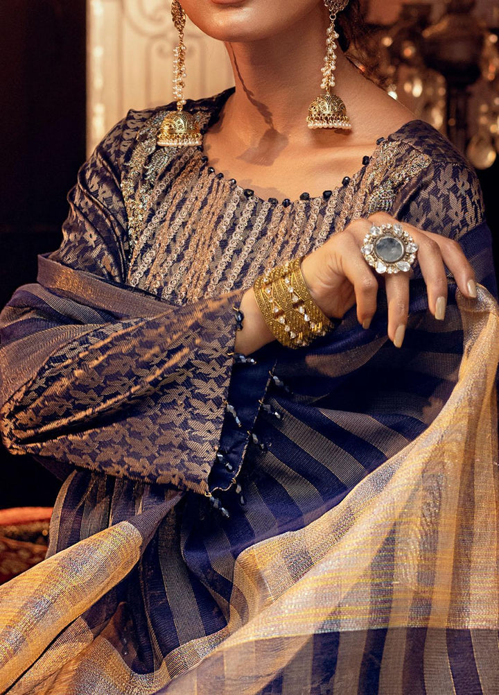 Mehr-e-Gul by Salitex Embroidered Banarsi Suits Unstitched 3 Piece SL21MG WK-00870 - Winter Collection