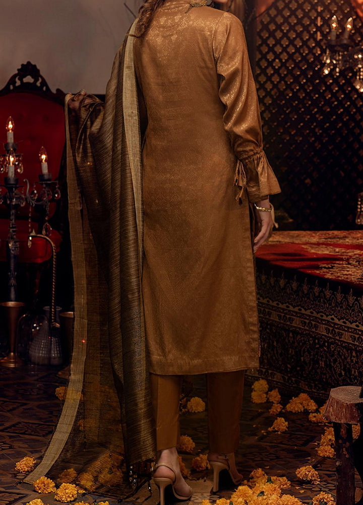 Mehr-e-Gul by Salitex Embroidered Banarsi Suits Unstitched 3 Piece SL21MG WK-00873 - Winter Collection