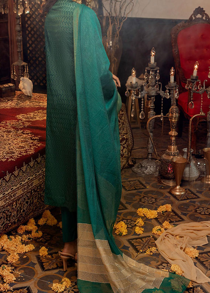 Mehr-e-Gul by Salitex Embroidered Banarsi Suits Unstitched 3 Piece SL21MG WK-00876 - Winter Collection