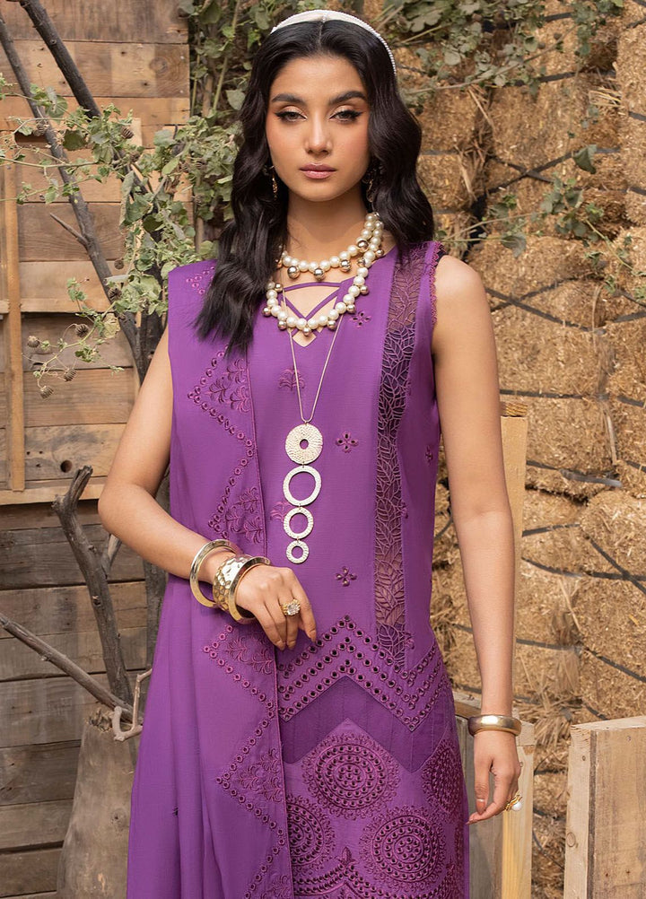 Mehru By Mahnur Embroidered Lawn Suits Unstitched 3 Piece MN24MR D-02 - Summer Collection