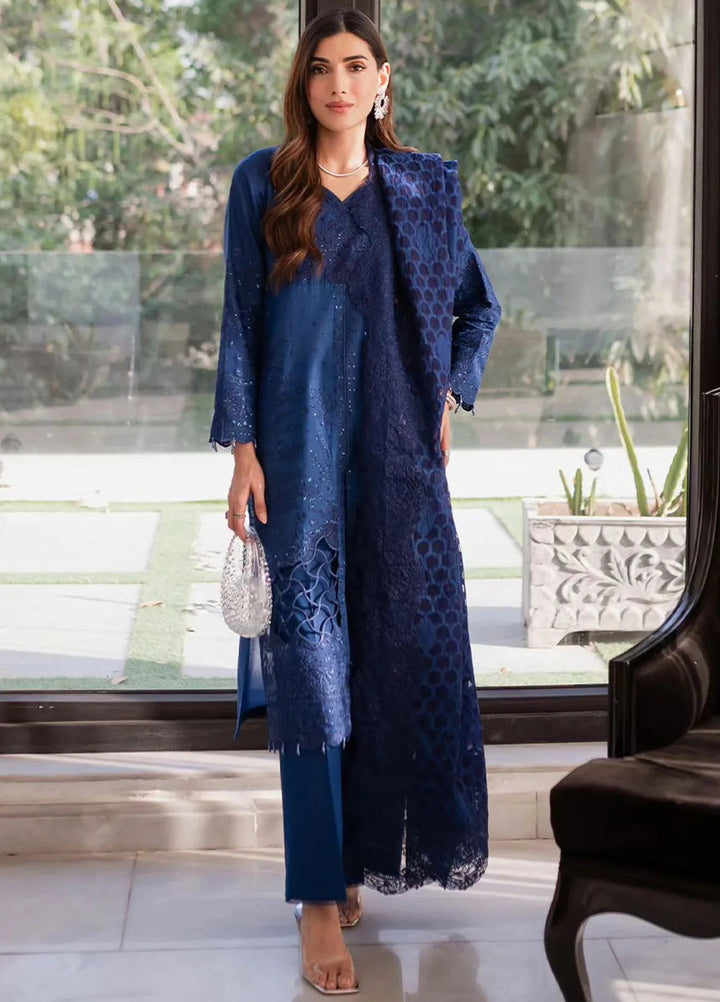Mela by Nureh Embroidered Lawn Suit Unstitched 3 Piece NU24MF NDS-101 - Festive Summer Collection