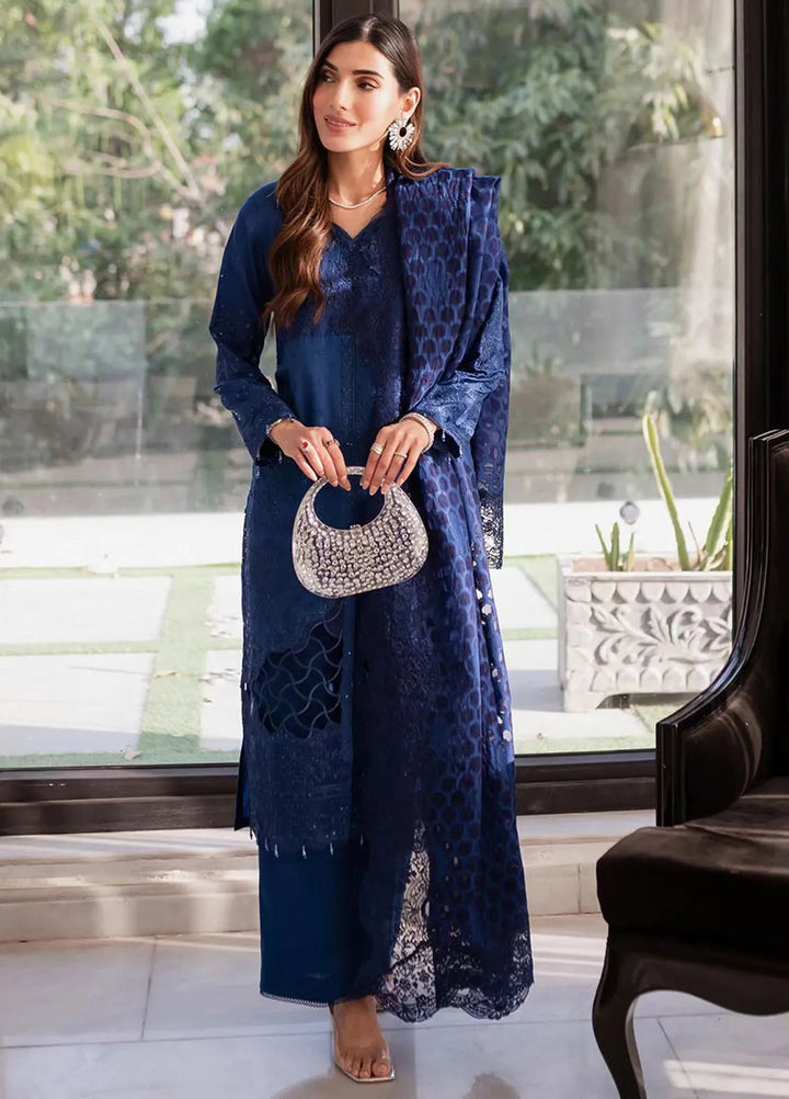 Mela by Nureh Embroidered Lawn Suit Unstitched 3 Piece NU24MF NDS-101 - Festive Summer Collection