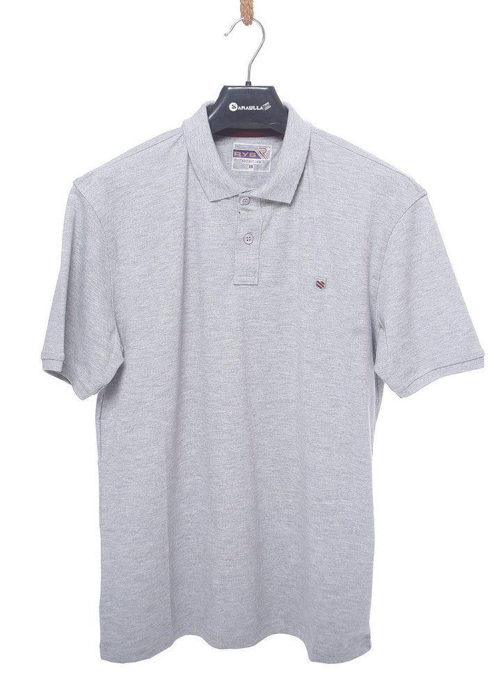 Sanaulla Exclusive Range Cotton Casual T-Shirts for Men -  3627 Light Grey