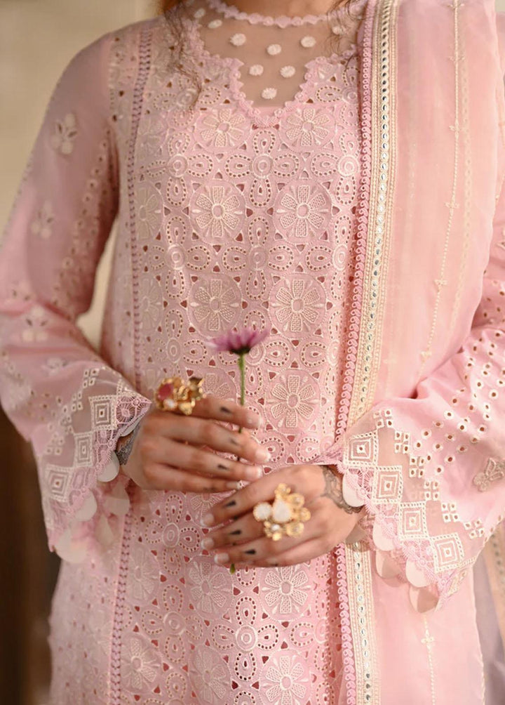 Menakumare By Aabyaan Embroidered Schiffli Suits Unstitched 3 Piece ABY23M AE-01 Zareena - Eid Collection