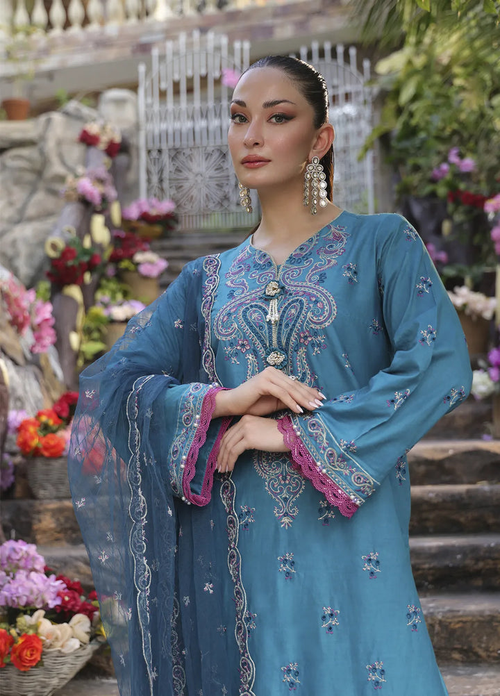 Mina by Salitex Embroidered Cambric Suits Unstitched 3 Piece SUNW24MI072UT - Fall Collection
