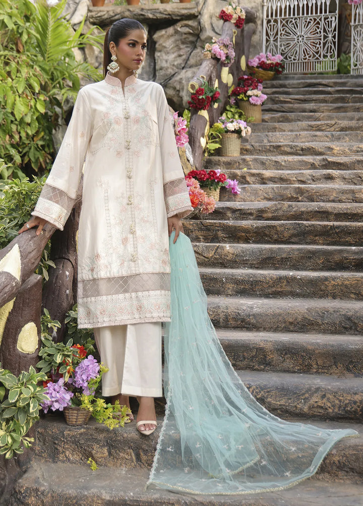 Mina by Salitex Embroidered Cambric Suits Unstitched 3 Piece SUNW24MI073UT - Fall Collection