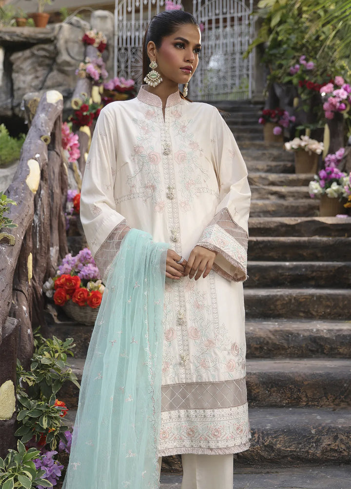 Mina by Salitex Embroidered Cambric Suits Unstitched 3 Piece SUNW24MI073UT - Fall Collection