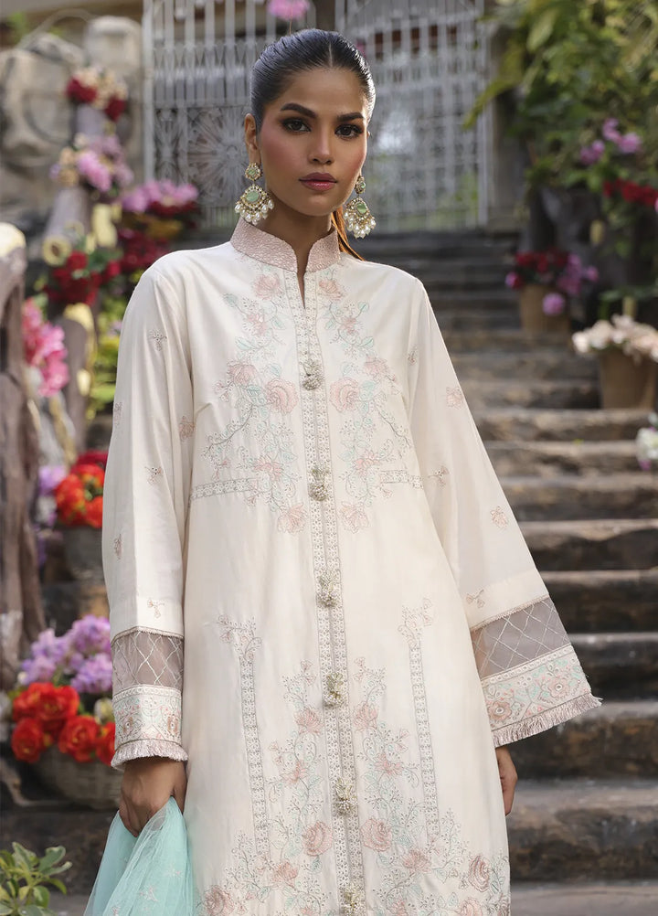 Mina by Salitex Embroidered Cambric Suits Unstitched 3 Piece SUNW24MI073UT - Fall Collection