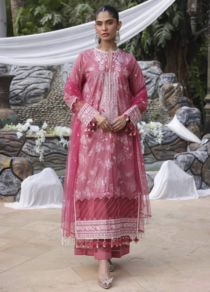 Mina by Salitex Embroidered Cambric Suits Unstitched 3 Piece SUNW24MI076UT - Fall Collection