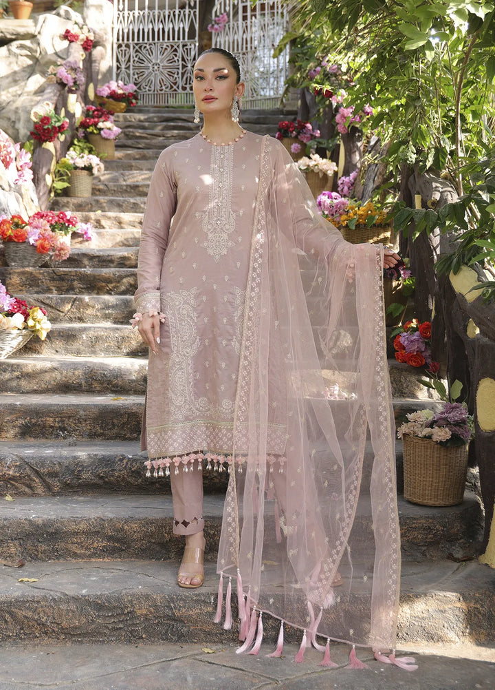 Mina by Salitex Embroidered Cambric Suits Unstitched 3 Piece SUNW24MI079UT - Fall Collection