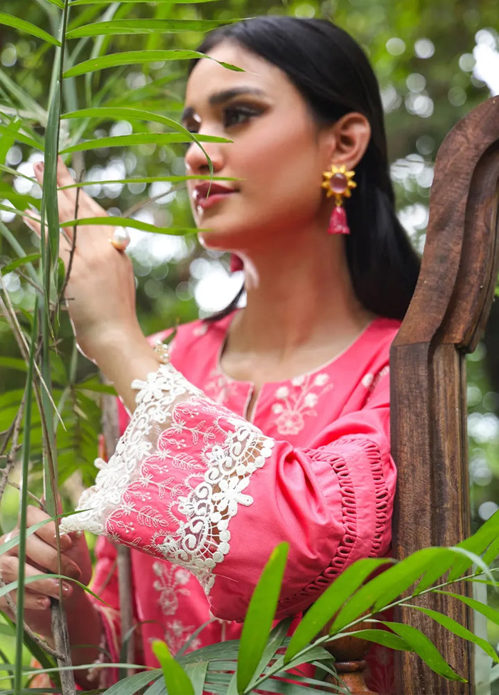 Mina By Salitex Embroidered Lawn Suit Unstitched 3 Piece SUNS24ALM002UT - Summer Collection