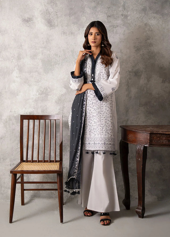 Mina Jan by Salitex Embroidered Lawn Suits Unstitched 3 Piece SUNS24MI062UT - Summer Collection