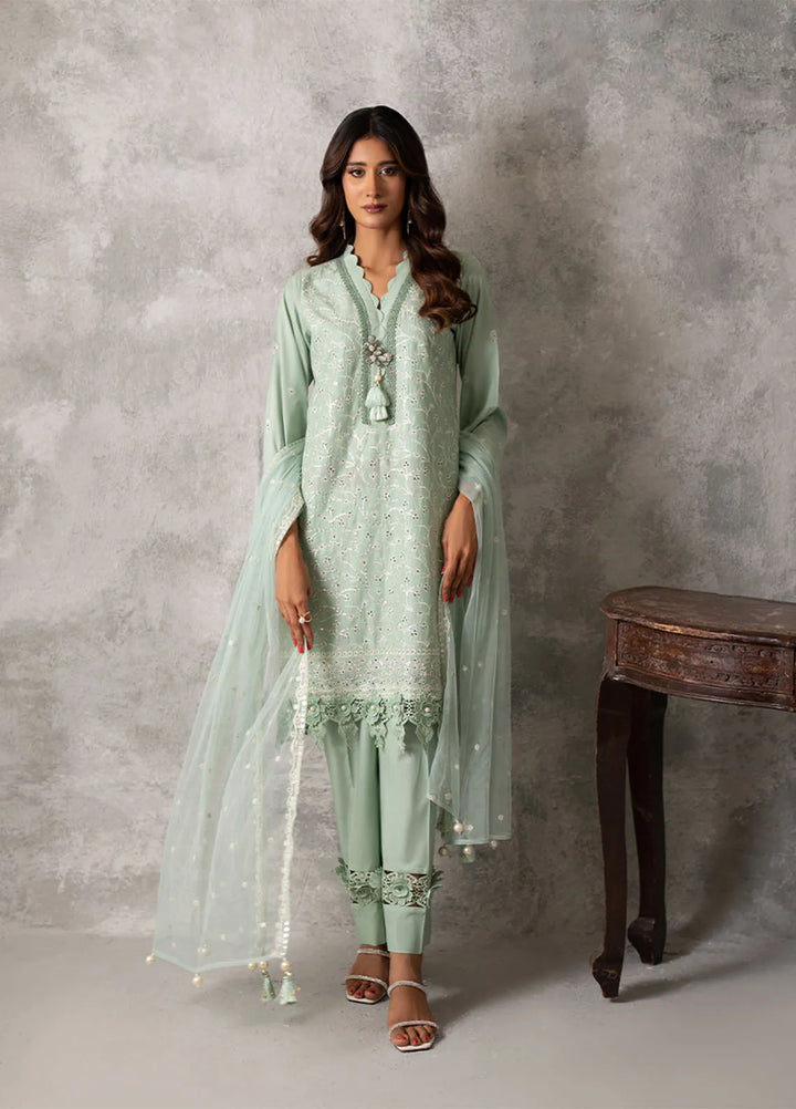 Mina Jan by Salitex Embroidered Lawn Suits Unstitched 3 Piece SUNS24MI069UT - Summer Collection