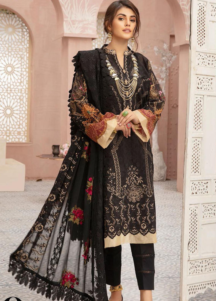 Mina Naqsh by Riaz Arts Embroidered Swiss Suits Unstitched 3 Piece RA21MN SL-03 - Summer Collection