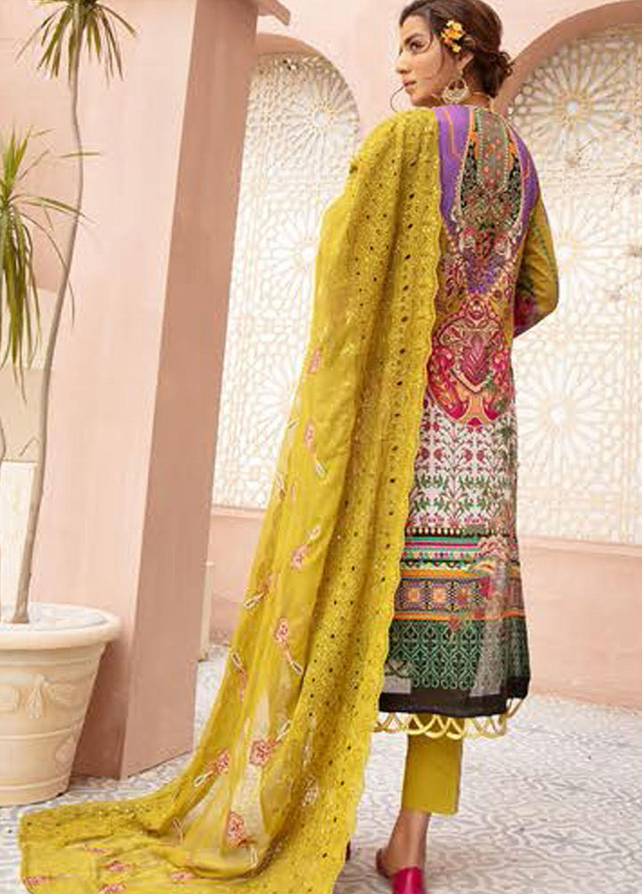 Mina Naqsh by Riaz Arts Embroidered Swiss Suits Unstitched 3 Piece RA21MN SL-07 - Summer Collection