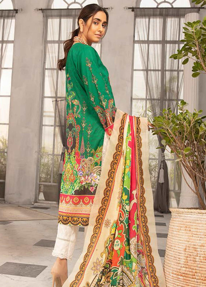 Mina Sophia By Riaz Arts Embroidered Lawn Suits Unstitched 3 Piece RA21MS D-04 - Summer Collection