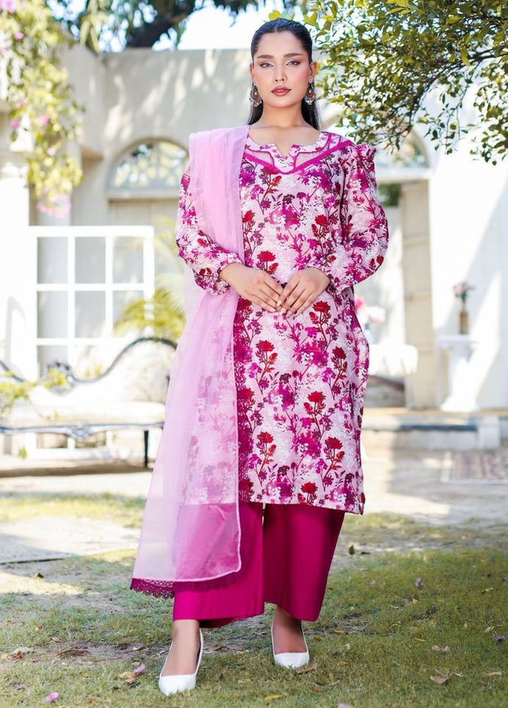 Minahil Printed Lawn Suits Unstitched 2 Piece MC-L-0223 - Summer Collection
