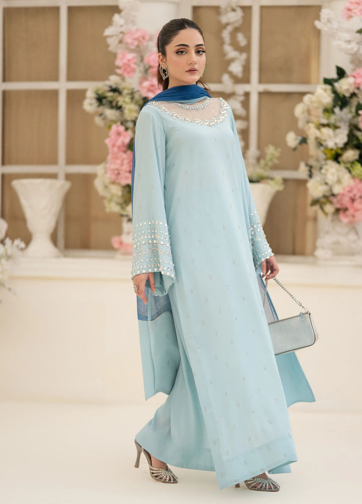 Minha by Miras Pret Embroidered Silk 3 Piece Nyri