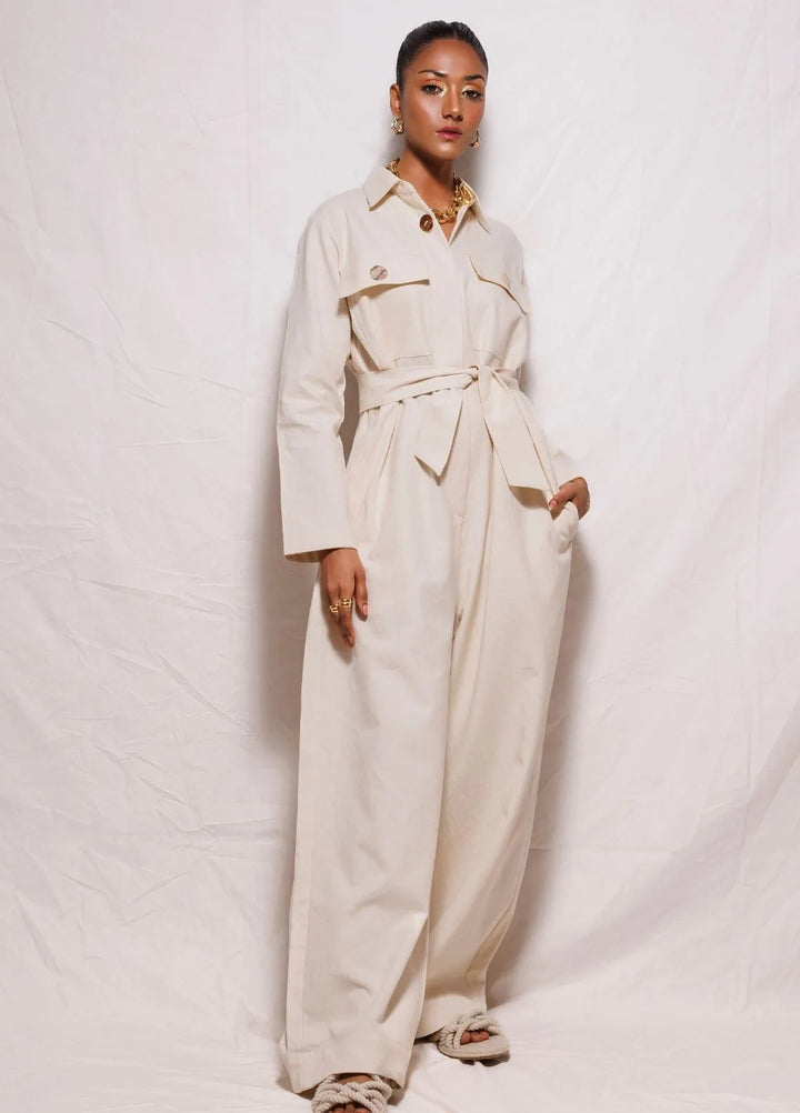 Minutiae Pret Printed Cotton Jumpsuit Artemis