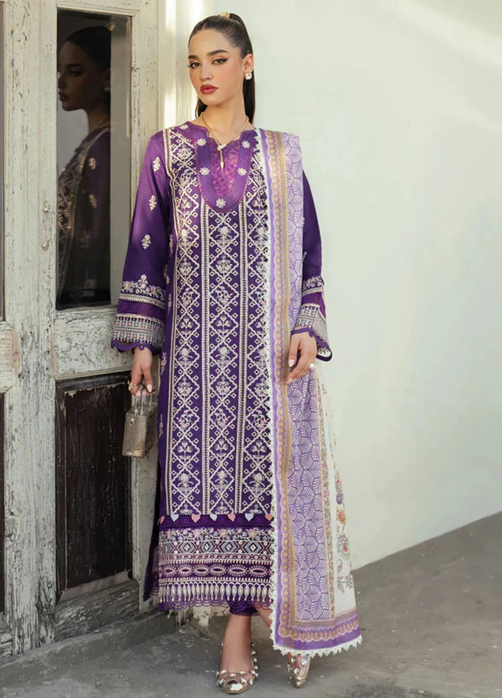 Miraal By Aabyaan Embroidered Chikankari Suit Unstitched 3 Piece ABY24M AV-02 Aymeen - Winter Collection