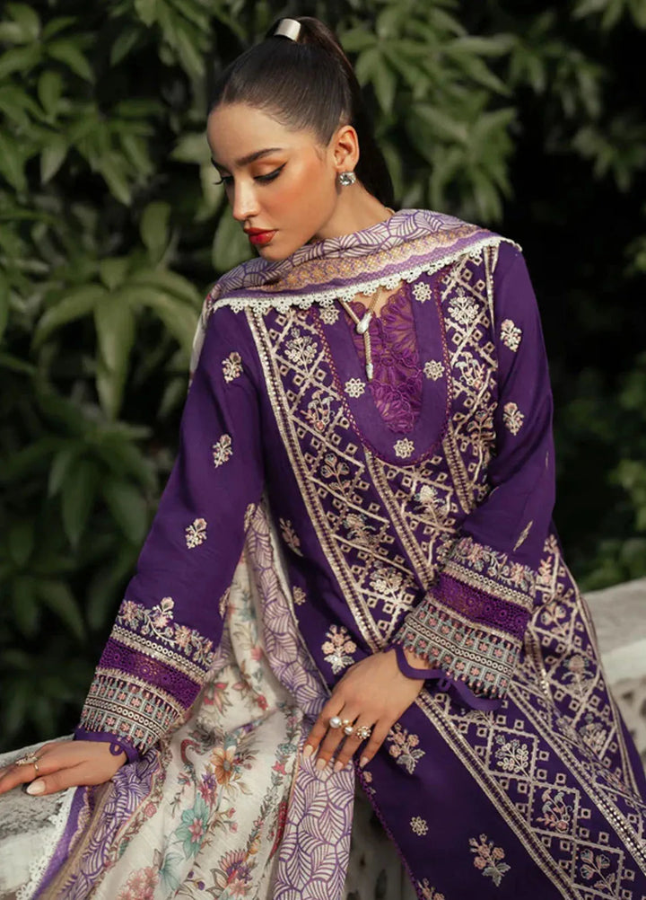 Miraal By Aabyaan Embroidered Chikankari Suit Unstitched 3 Piece ABY24M AV-02 Aymeen - Winter Collection