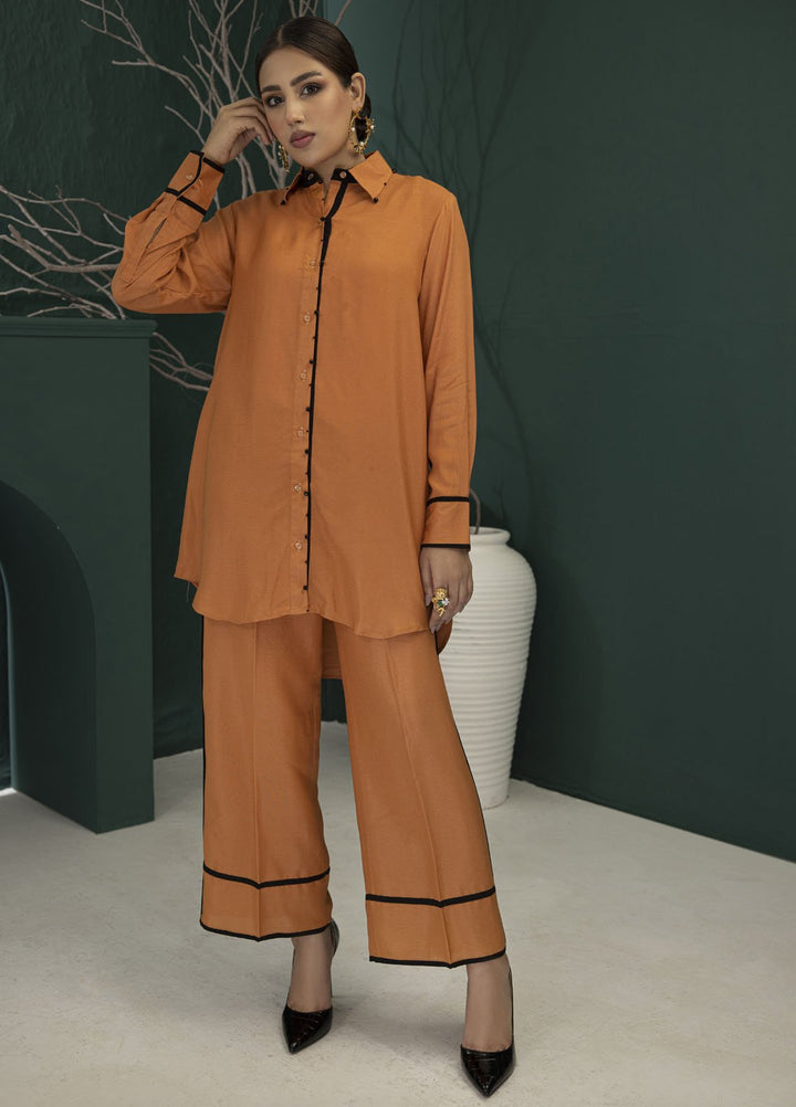Miras Pret Plain Georgette 2 Piece Suit Autumn