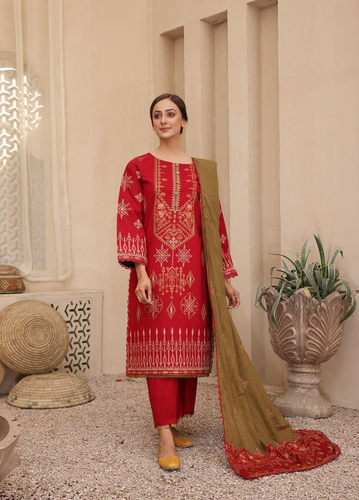 Mirha by Humdum Embroidered Lawn Suits Unstitched 3 Piece HD22M 02 - Summer Collection