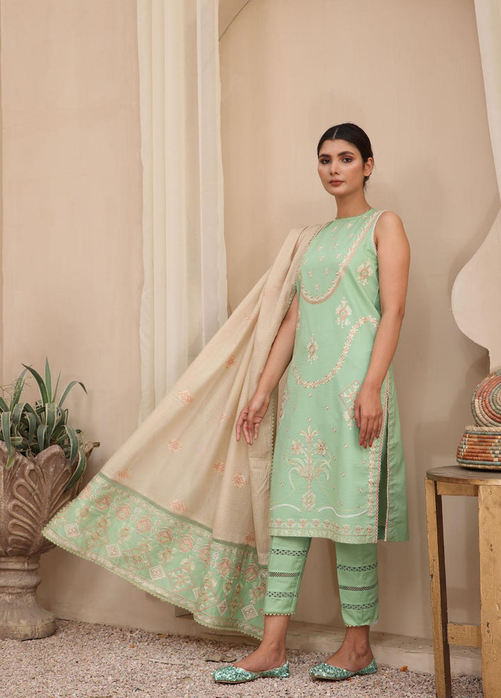 Mirha by Humdum Embroidered Lawn Suits Unstitched 3 Piece HD22M 07 - Summer Collection