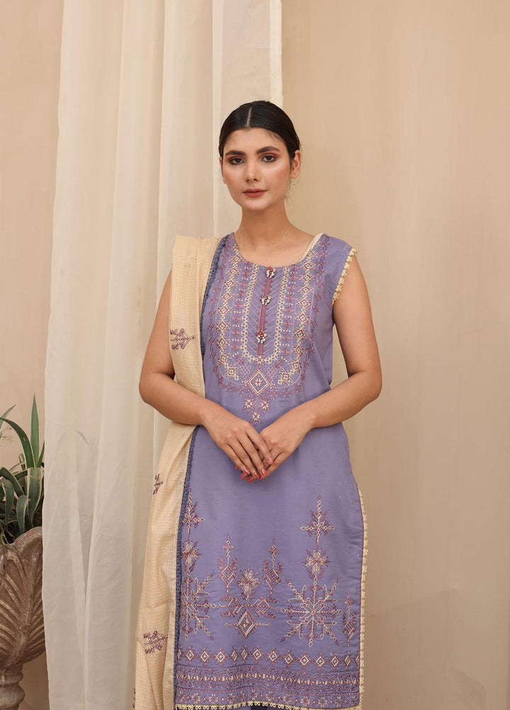 Mirha by Humdum Embroidered Lawn Suits Unstitched 3 Piece HD22M 08 - Summer Collection