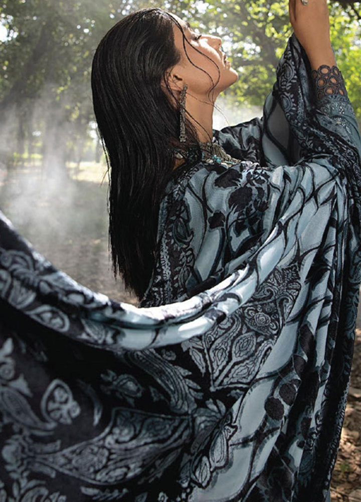 Mirk By Humdum Embroidered Wool Suits Unstitched 3 Piece HD23MK D-04 - Winter Collection