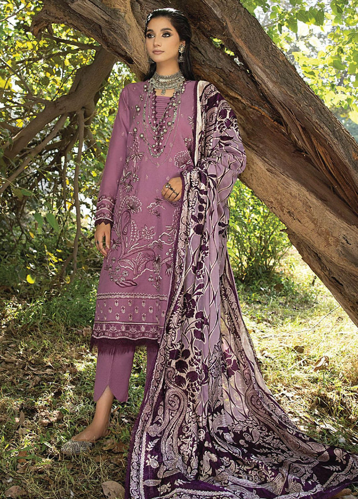 Mirk By Humdum Embroidered Wool Suits Unstitched 3 Piece HD23MK D-06 - Winter Collection