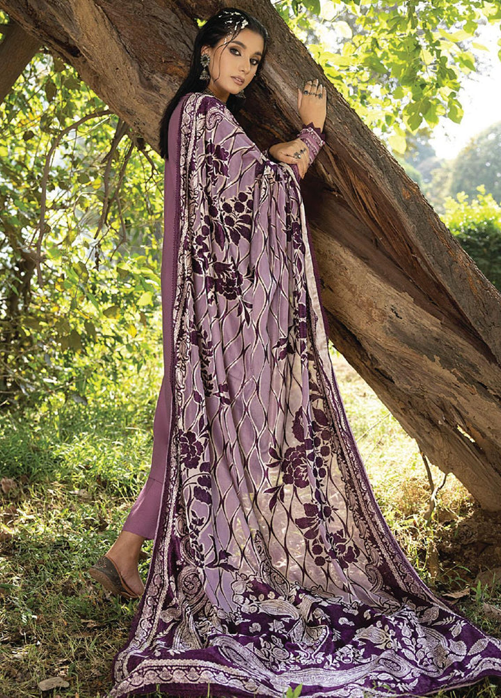 Mirk By Humdum Embroidered Wool Suits Unstitched 3 Piece HD23MK D-06 - Winter Collection