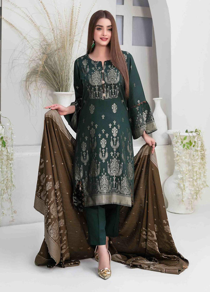 Mishel By Tawakkal Fabrics Embroidered Viscose Suits Unstitched 3 Piece TWF23M D-9645 - Winter Collection