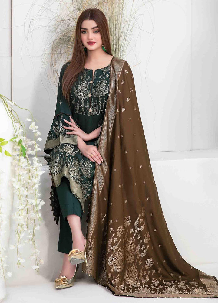 Mishel By Tawakkal Fabrics Embroidered Viscose Suits Unstitched 3 Piece TWF23M D-9645 - Winter Collection
