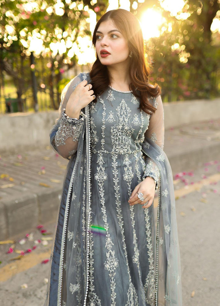 Misl-e-Barq By Malika Shahnaz Embroidered  Suits Unstitched 3 Piece MLS23MB 05 - Premium Collection