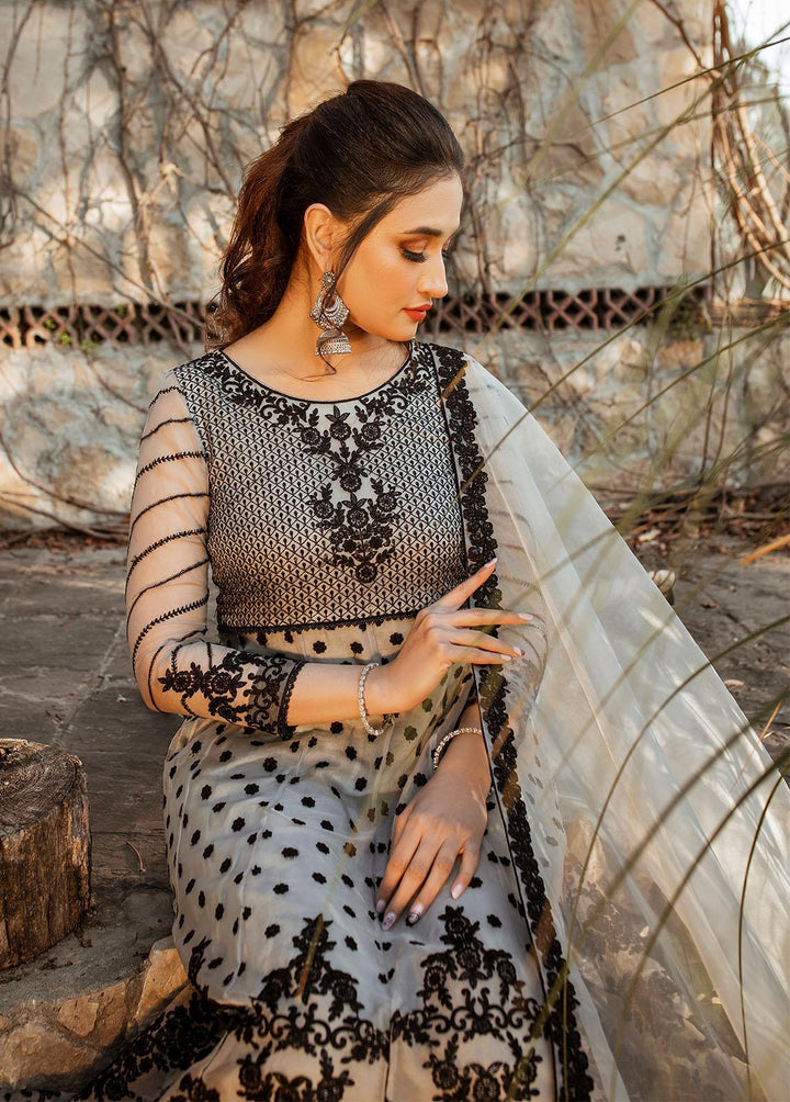 Misl-e-Barq By Malika Shahnaz Embroidered  Suits Unstitched 3 Piece MLS23MB 02 - Premium Collection