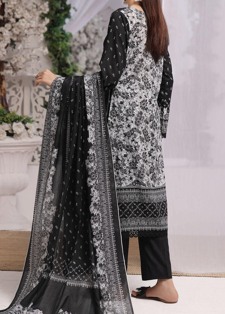 Misri By VS Textiles Printed Lawn Suits Unstitched 3 Piece VS23BS D-103 - Black Collection