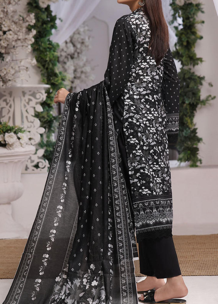 Misri By VS Textiles Printed Lawn Suits Unstitched 3 Piece VS23BS D-104 - Black Collection