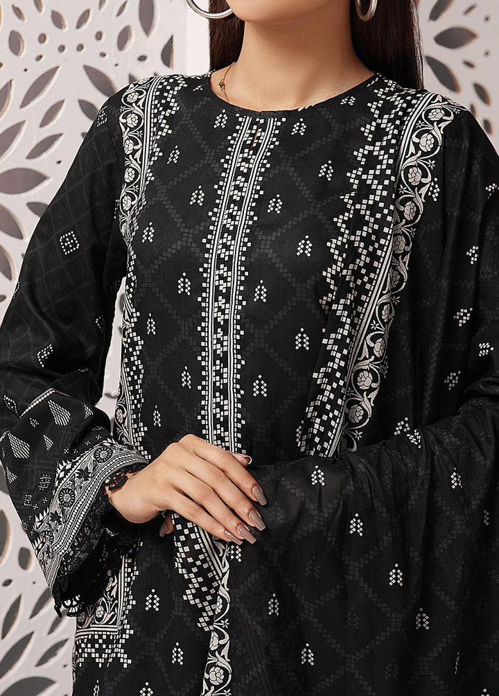 Misri By VS Textiles Printed Lawn Suits Unstitched 3 Piece VS23BS D-96 - Black Collection