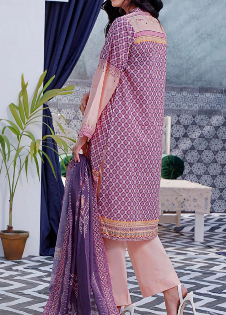 Misri By VS Textiles Embroidered Lawn Suits Unstitched 3 Piece VS22-M2 75 - Summer Collection