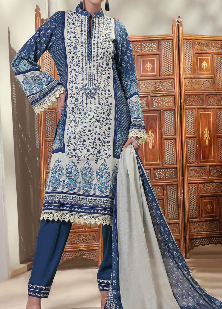 Misri By VS Textiles Embroidered Lawn Suits Unstitched 3 Piece VS23ME D-168 - Summer Collection