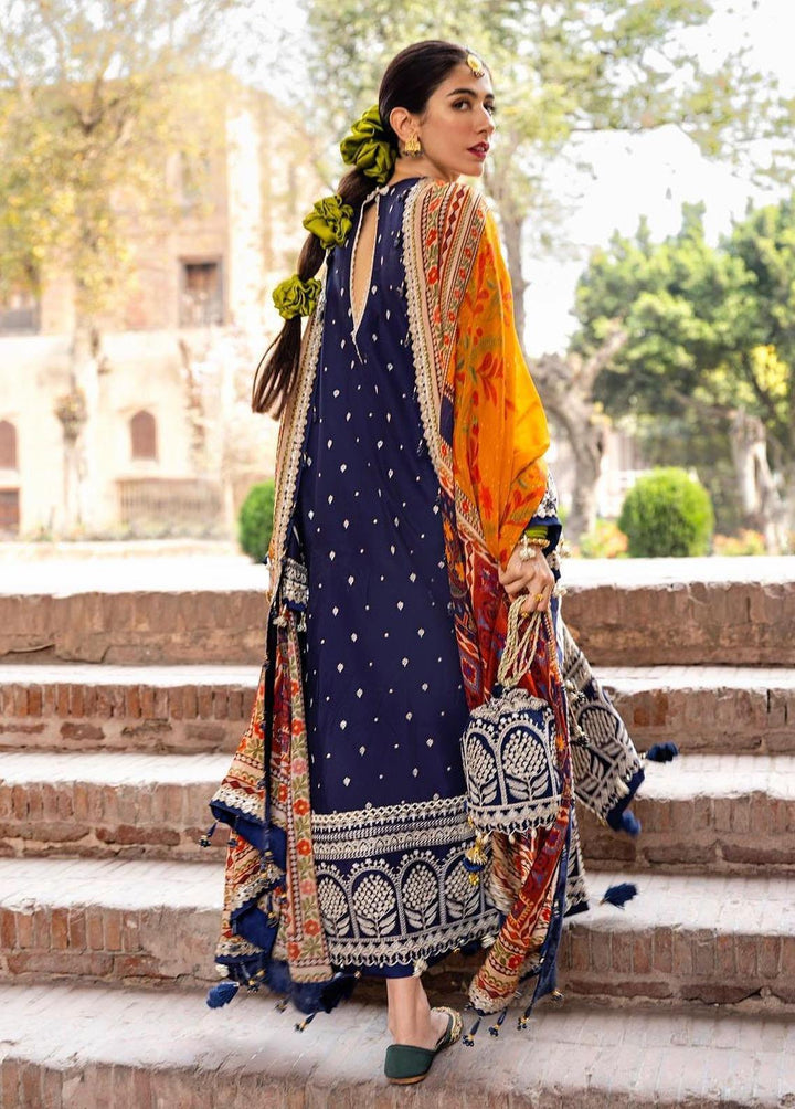 Baad-e-Nau Bahaar By MNR Embroidered Lawn Suits Unstitched 3 Piece MNR23BN Ashna - Eid Collection