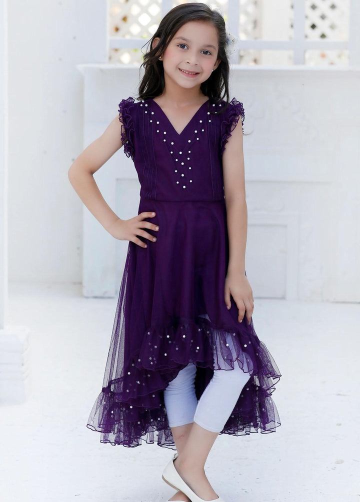 Modest Pret Western Wear Net Frock MD23F Kiana