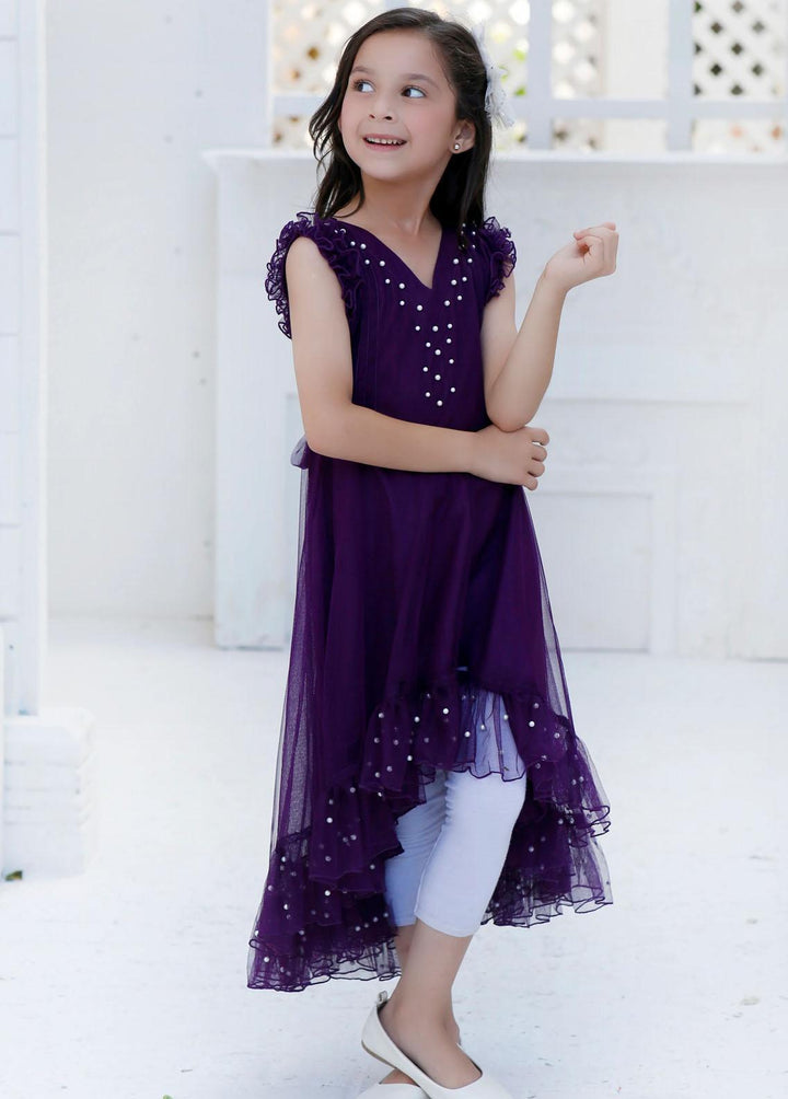 Modest Pret Western Wear Net Frock MD23F Kiana