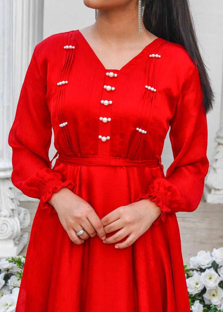 Modest Pret Western Wear Silk Frock MD23F Maleia
