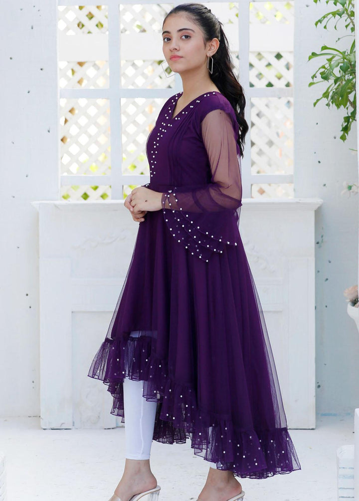 Modest Pret Western Wear Net Frock MD23F Nova